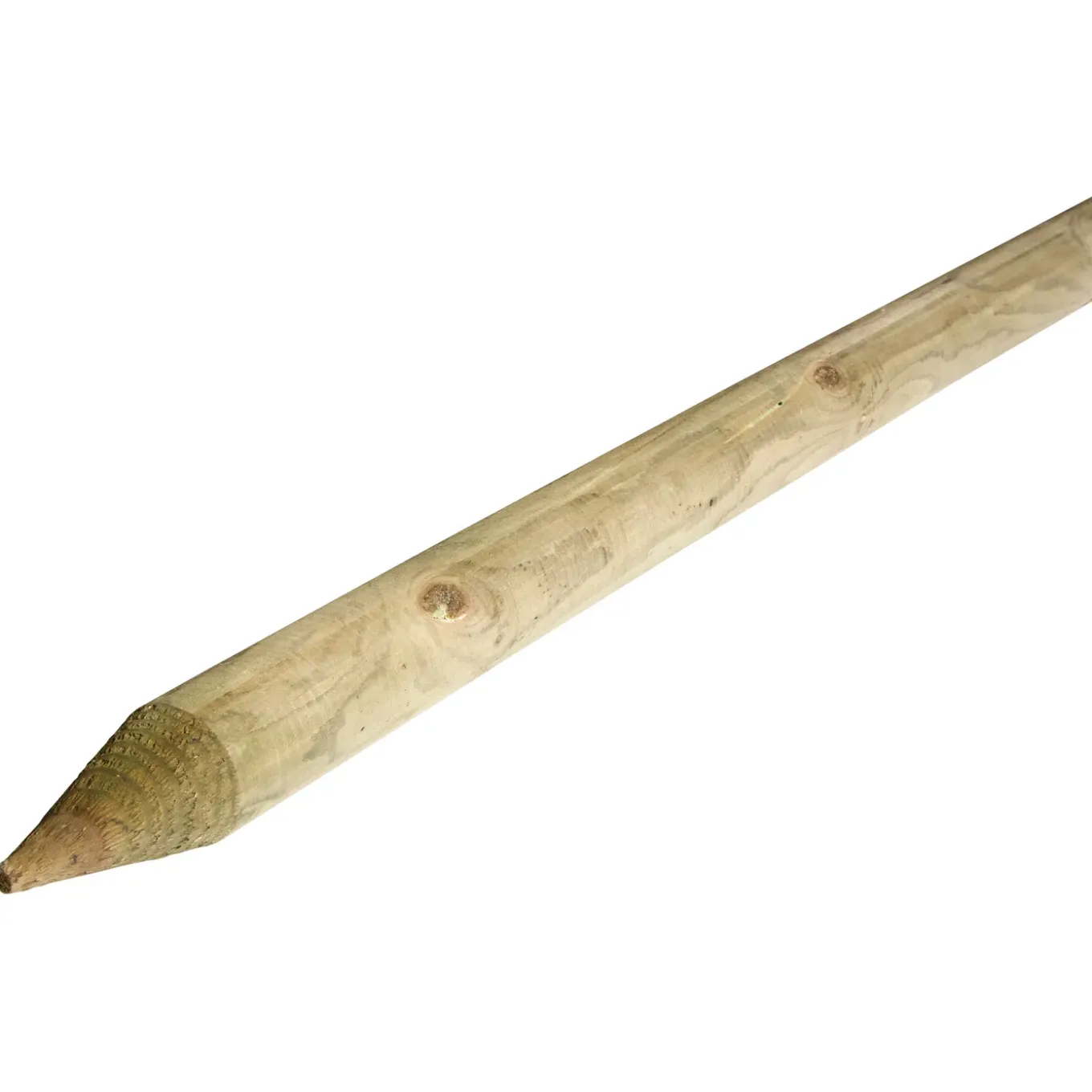 Massieve tuinpaal rond geïmpregneerd - grenen - Ø6cm - lengte 40cm