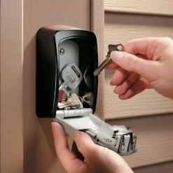 Master Lock Beveiligde sleuteldoos Select Access 5401EURD - met drukknoppen - wandmontage - 13,4x18,5x5,1cm