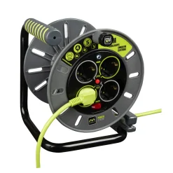 Masterplug Kabelhaspel - 25 m - 4 stopcontacten - IP20