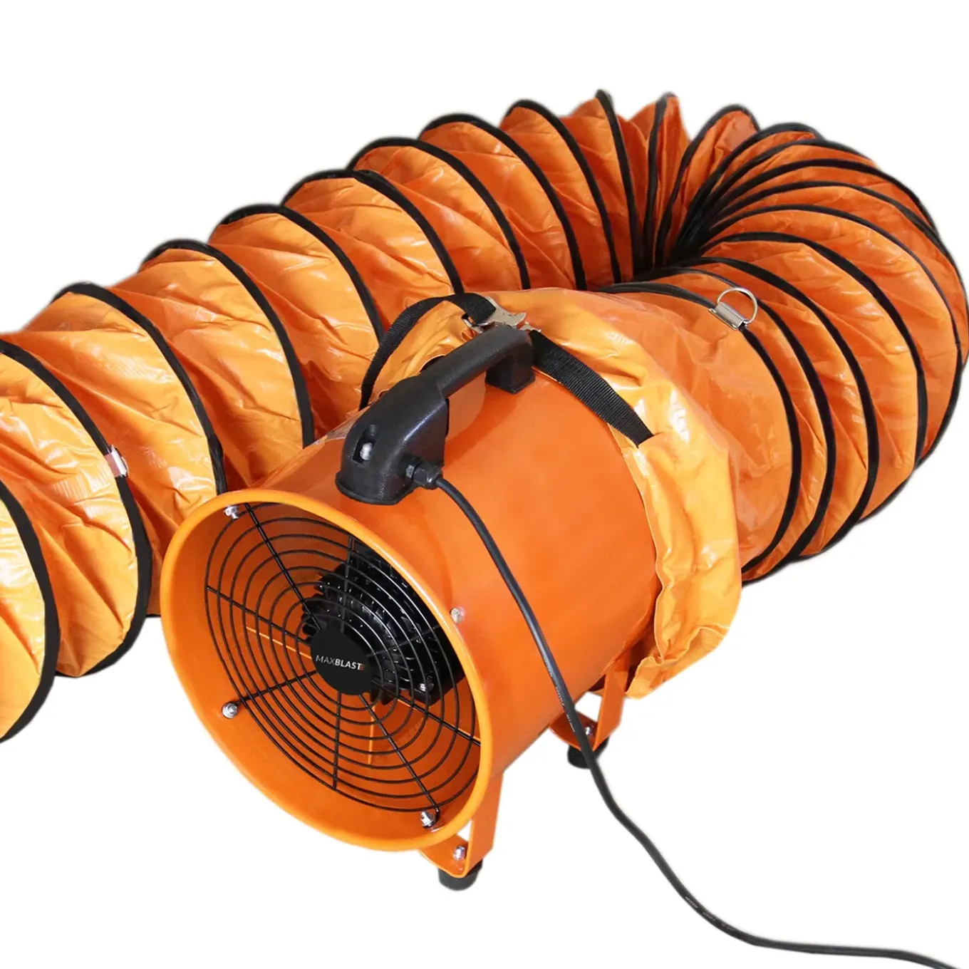 MAXBLAST Professionele Ventilator 110 V 550W 300 Ø + 12 m slang