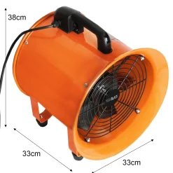 Monster Shop MAXBLAST Professionele Ventilator 320 W 250 Ø + 6 m slang