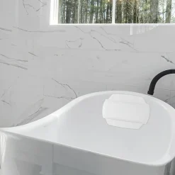 MCBOSON Badkuipkussen - PVC - Wit