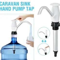 MCBOSON Buitenkraan - Handpomp - Wit - 41CM
