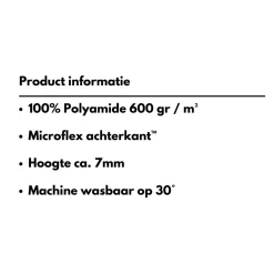Md Entree - Schoonloopmat - Soft&design - 55 X 90 Cm - Amsterdam Winter