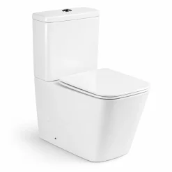 MEROVIQUE - Staande Wc - Incl Zitting - Wit - 67cm