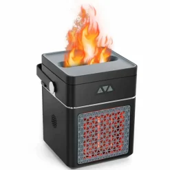 Mesa Living 3-in-1 Elektrische Kachel - 400w/800w/1200w - Heater - Ventilatorkachel
