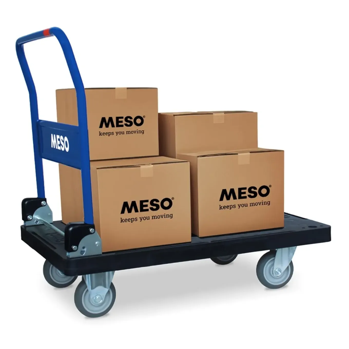 Meso - Inklapbare Plateauwagen - 300 Kg Draagvermogen