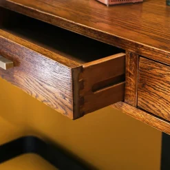 Signature Metalen En Echt Eikenhouten Ingangstafel