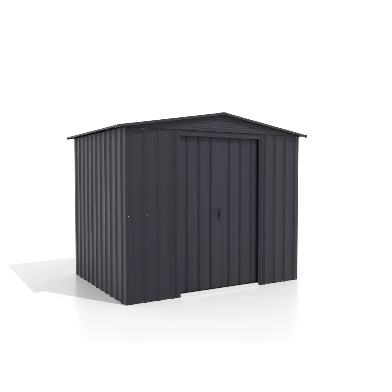 Metalen Tuinhuis Dream - Antraciet - 245x185cm - Dubbele Deur