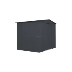Metalen Tuinhuis Dream - Antraciet - 245x185cm - Dubbele Deur