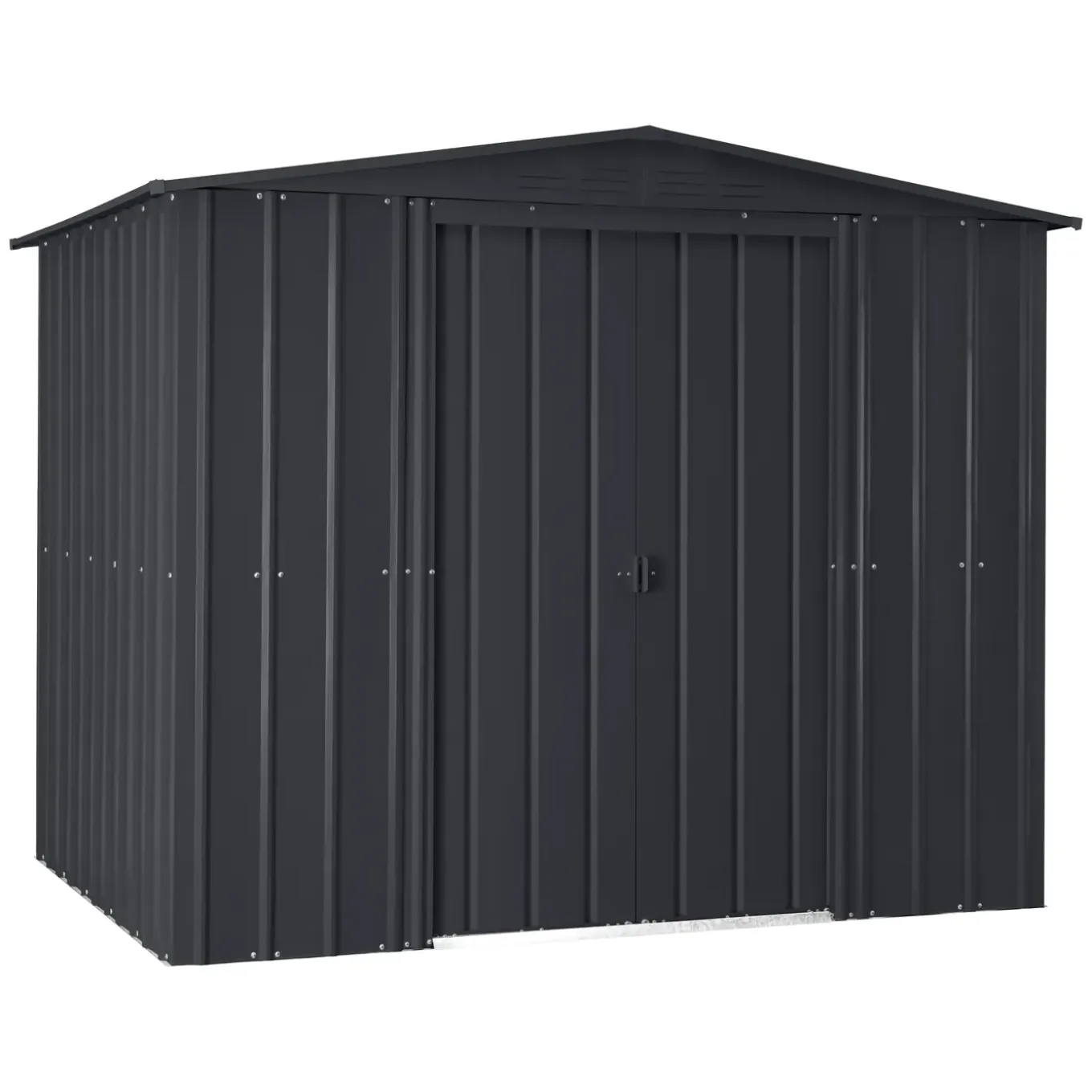 Metalen Tuinhuis Dream - Antraciet - 245x185cm - Dubbele Deur