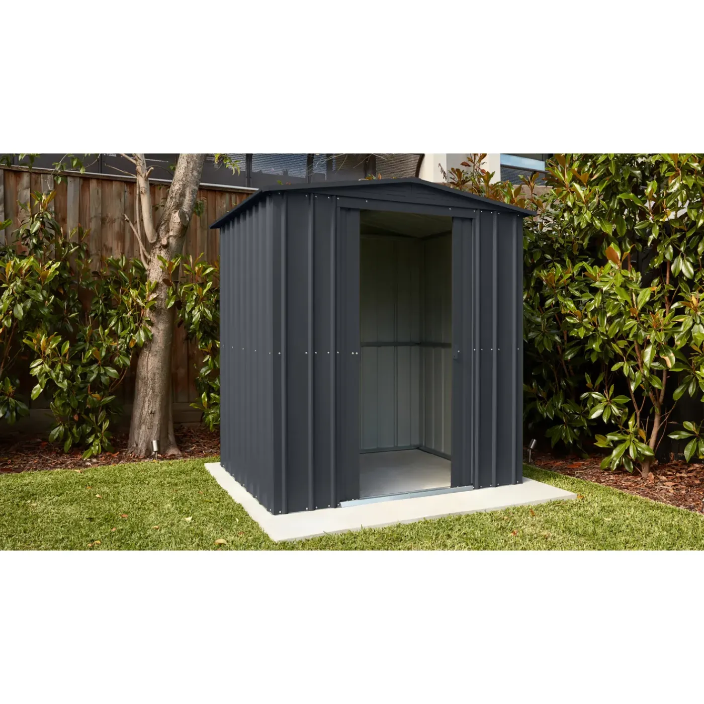 Overig Metalen Tuinhuis Dream - Antraciet - 184x154cm - Dubbele Deur