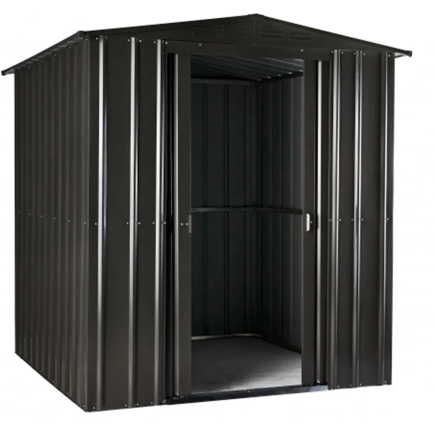 Overig Metalen Tuinhuis Dream - Antraciet - 184x154cm - Dubbele Deur