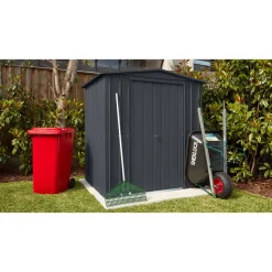 Overig Metalen Tuinhuis Dream - Antraciet - 184x154cm - Dubbele Deur