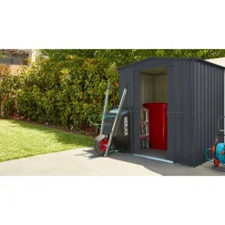 Overig Metalen Tuinhuis Dream - Antraciet - 184x154cm - Dubbele Deur