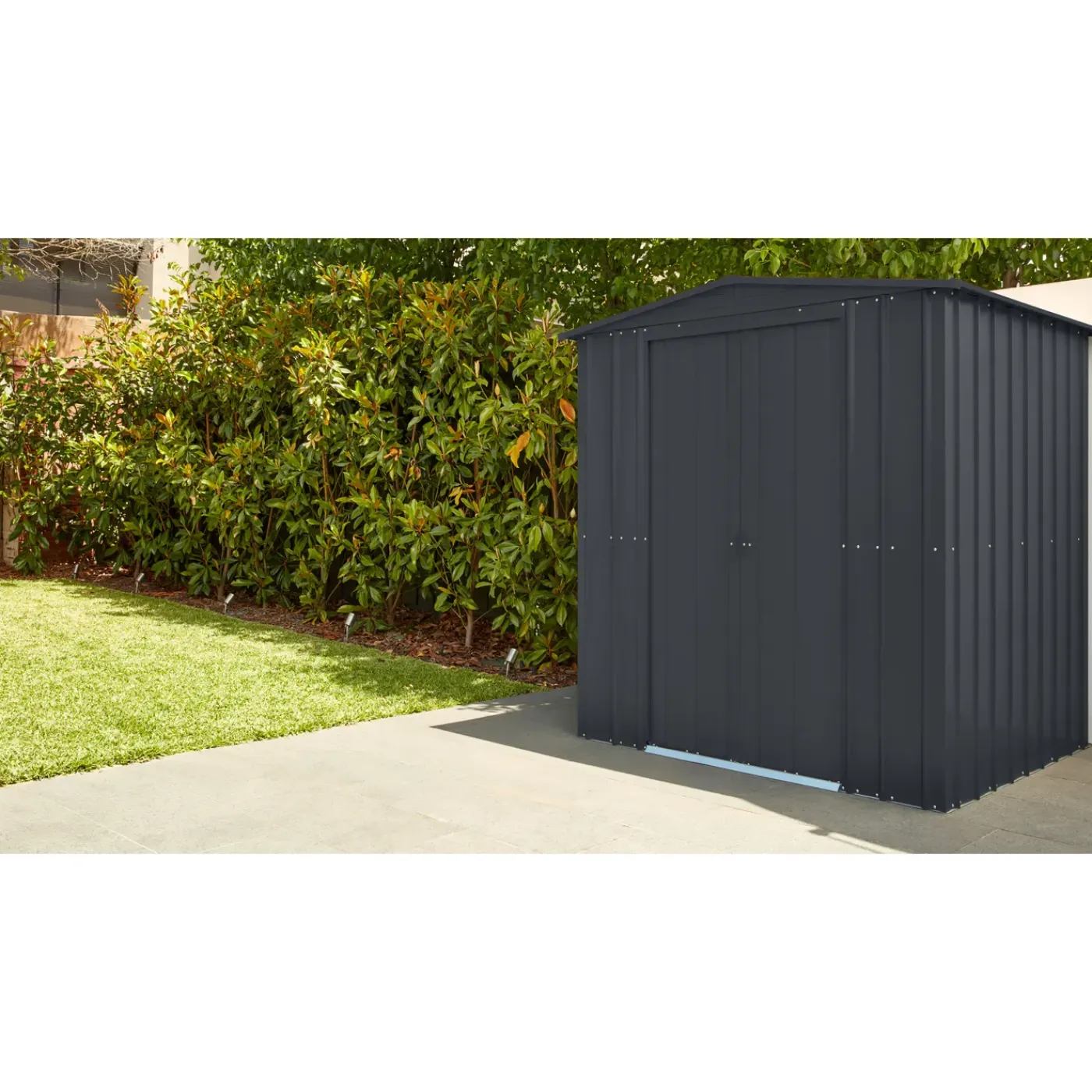 Overig Metalen Tuinhuis Dream - Antraciet - 184x154cm - Dubbele Deur