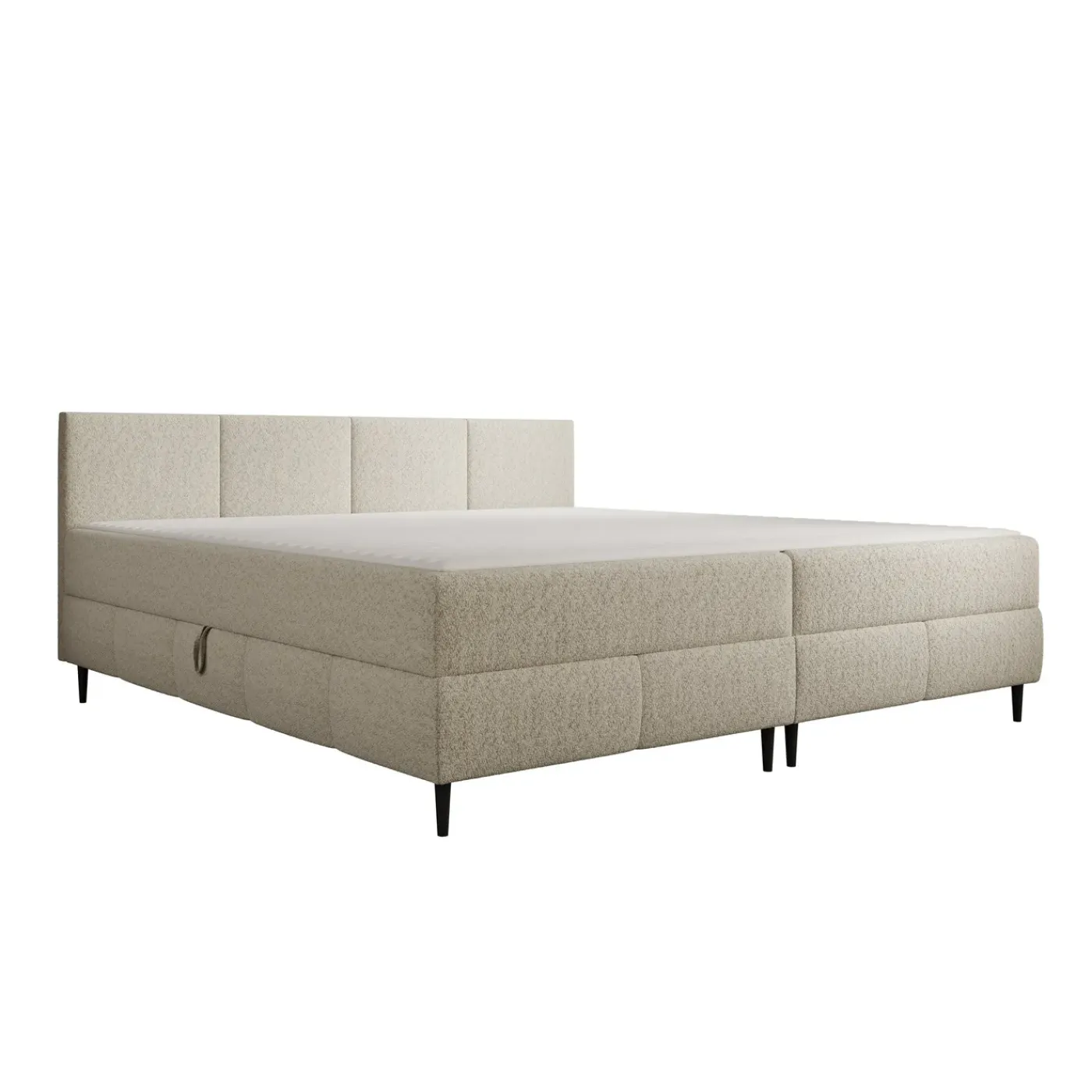 Meubella Boxspring Brisa - Teddystof Beige - 200x200 Cm