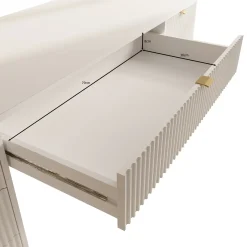 Meubella Bureau Tavares 2 - Beige - 154x55x76 Cm