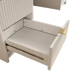 Meubella Bureau Tavares 2 - Wit - 154x55x76 Cm