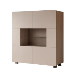 Meubella Dressoir Calgary - Beige - 100x35x107 Cm