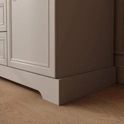 Meubella Dressoir Kresto - Beige/eikenpatroon - 150x38x85 Cm