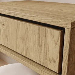 Meubella Kaptafel Drenn - Licht Eikenpatroon - 53x35x18 Cm