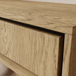 Meubella Kaptafel Drenn - Licht Eikenpatroon - 101x35x18 Cm
