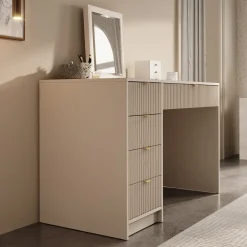 Meubella Kaptafel Tavares - Beige - 120x55x76 Cm