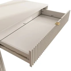 Meubella Kaptafel Tavares - Beige - 120x55x76 Cm