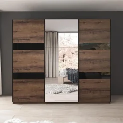 Meubella Kledingkast Diplo - Eiken - 250x69x215 Cm
