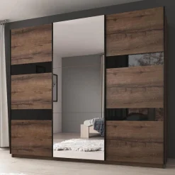 Meubella Kledingkast Diplo - Eiken - 250x69x215 Cm