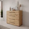 Meubella Ladekast Montalo - Eikenpatroon - 99x40x87 Cm