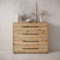 Meubella Ladekast Montalo - Eikenpatroon - 99x40x87 Cm