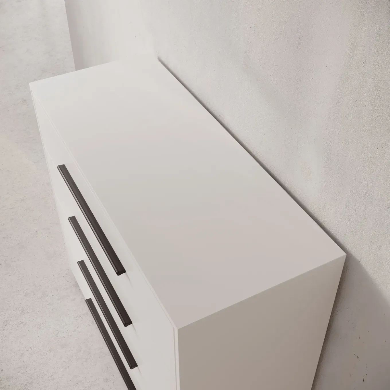 Meubella Ladekast Montalo - Wit - 99x40x87 Cm