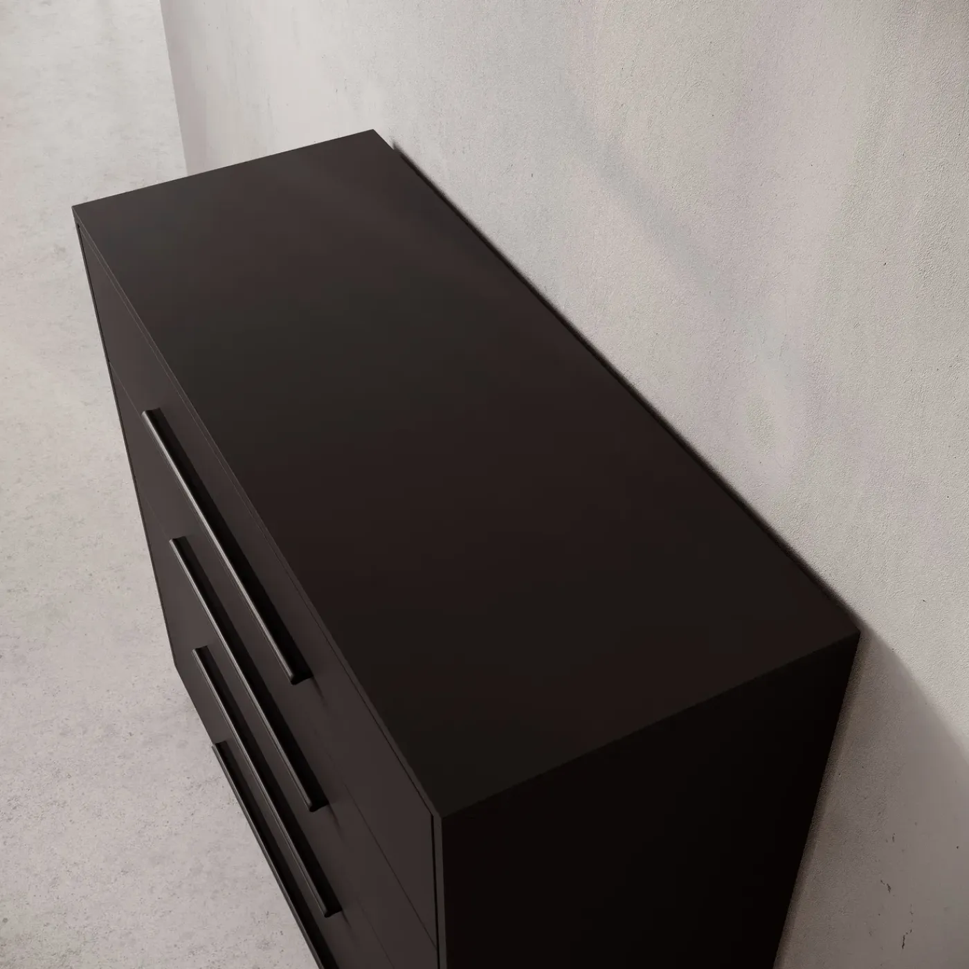 Meubella Ladekast Montalo - Zwart - 99x40x87 Cm