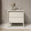 Meubella Nachtkastje Saran - Beige - 54x40x56 Cm