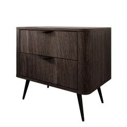 Meubella Nachtkastje Victoria - Donker Eiken - 63x38x51 Cm