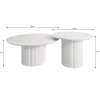 Meubella Salontafel Mixx - Travertin - Set Van 2