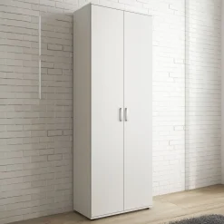 Meubella Schoenenkast Odette - Wit - 70x34x189 Cm