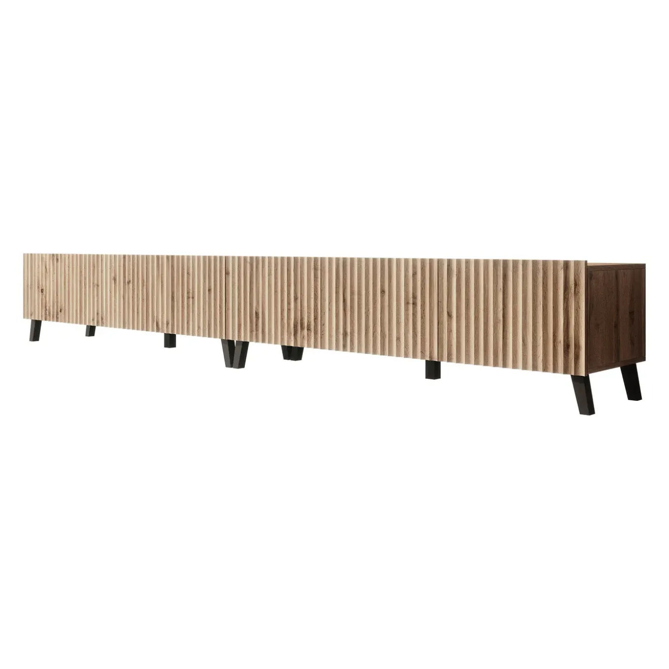 Meubella Tv-meubel Pepinos 2 - Eiken - 300x42x44 Cm