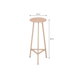 Mica Decorations Adine Planttafel L.roze - H80xd30cm