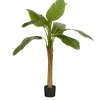 Mica Decorations Artificial Plant Bananenboom - 90x90x155 Cm - Polyester - Green