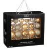 Mica Decorations Bal Glas Goud 42 Stuks - D7cm