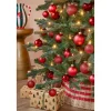 Mica Decorations Bal Glas Rood 42 Stuks - D7cm