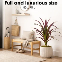 Mica Decorations Bananenboom H85 X D70 Cm Rood