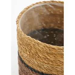 Mica Decorations Damian Mand Bruin Set Van 2 - H20xd20cm