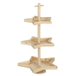 Mica Decorations Decoratie Etagere Bruin Fsc 100% - L30xb29xh52cm
