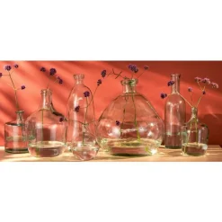 Mica Decorations Diego Fles Transparant - H42xd27cm
