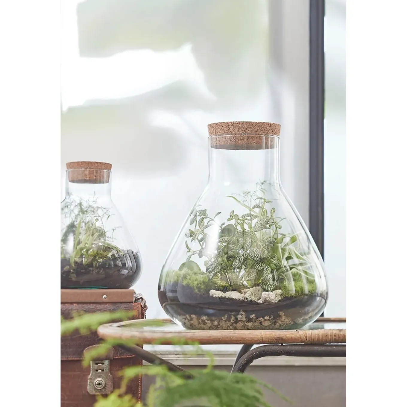 Mica Decorations Emily Voorraadpot Transparant - H32xd29 -5cm