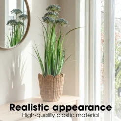 Mica Decorations Engelwortel H150 X D45 Cm Groen Paars